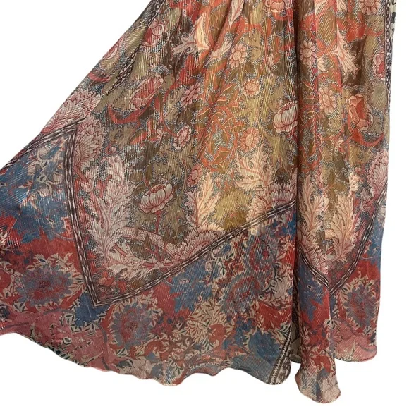 Bohemian Floral Dress in Multicolor - Picture 9 of 10